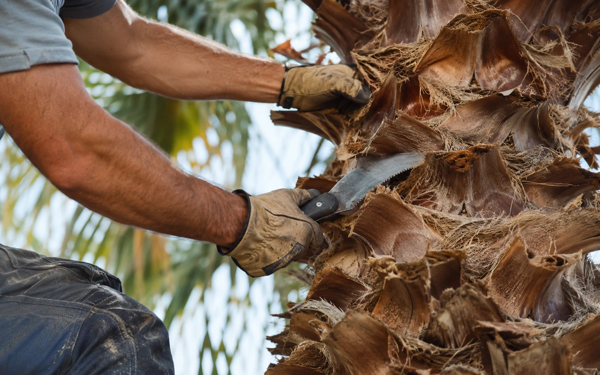 Palm tree trimming contractor